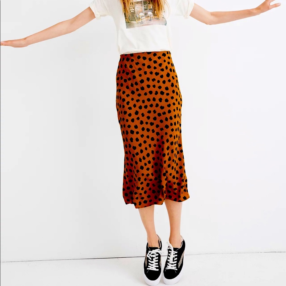 Madewell midi slip skirt